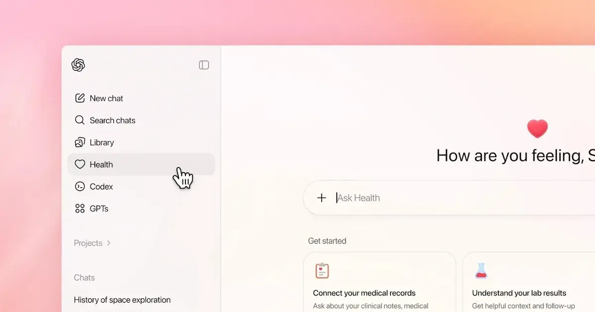 Health خاصية جديدة للرد على الاستفسارات الصحية في منصة ChatGPT