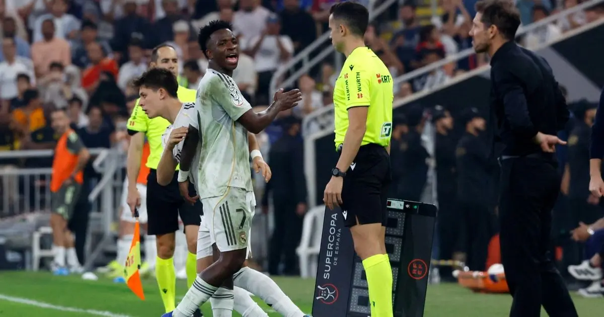 أتلتيكو مدريد يدافع عن سيميوني: فينيسيوس بدأ الاستفزاز