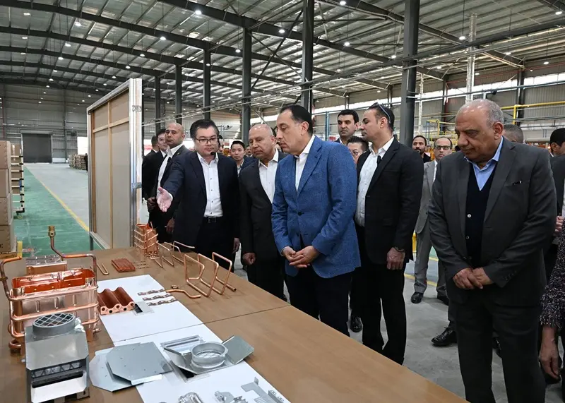 رئيس الوزراء يفتتح مصنع فانوارد الصيني لإنتاج سخانات الغاز والمبادلات الحرارية باستثمارات تتجاوز 12 مليون دولار - أموال الغد