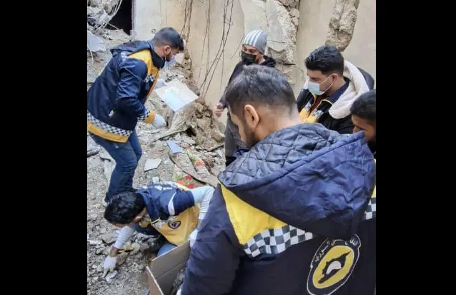 العثور على رفات شخصين في حي بابا عمرو بمدينة حمص