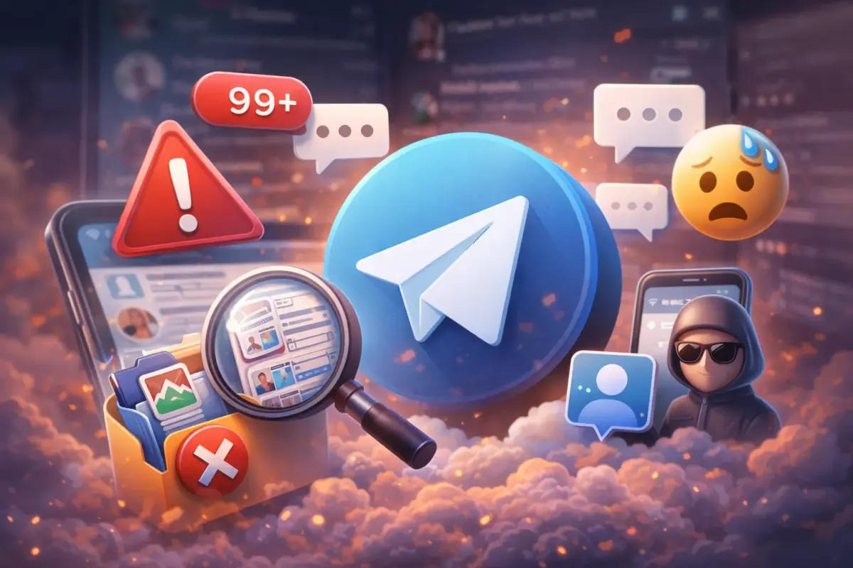 هذه الأخطاء تفسد تجربتك على تطبيق Telegram - سوالف سوفت