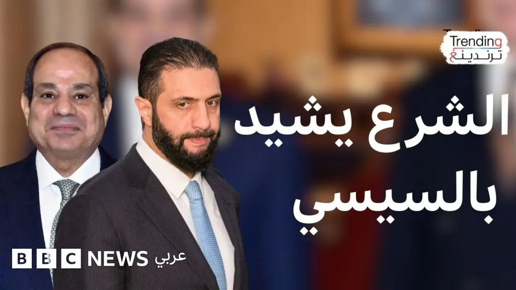 الشرع يشدد على أهمية العلاقات بين مصر وسوريا - BBC News عربي