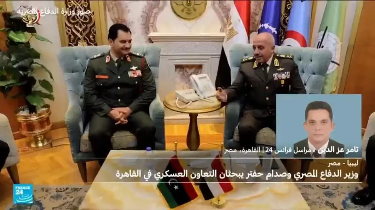 مصر - ليبيا: وزير الدفاع المصري وصدام حفتر يبحثان التعاون العسكري في القاهرة