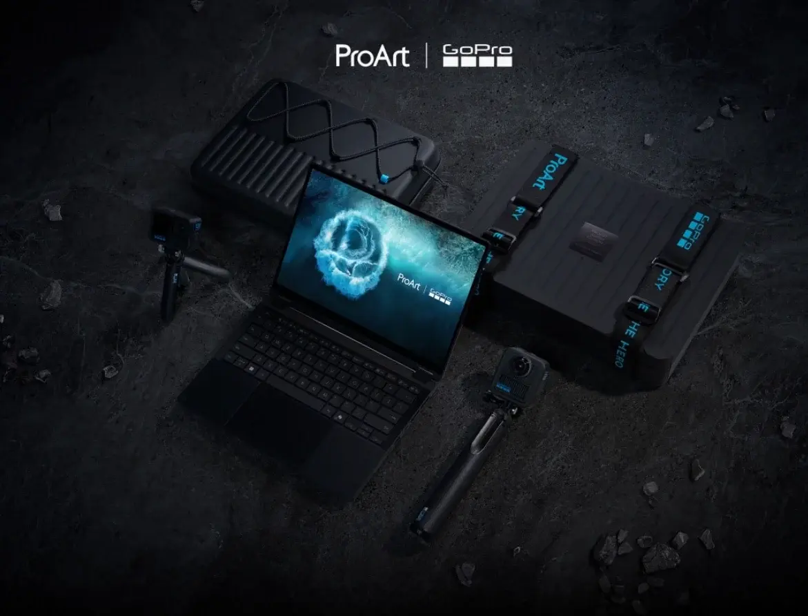 ASUS وGoPro تتعاونان لإطلاق لابتوب ProArt PX13 للمبدعين المتنقلين