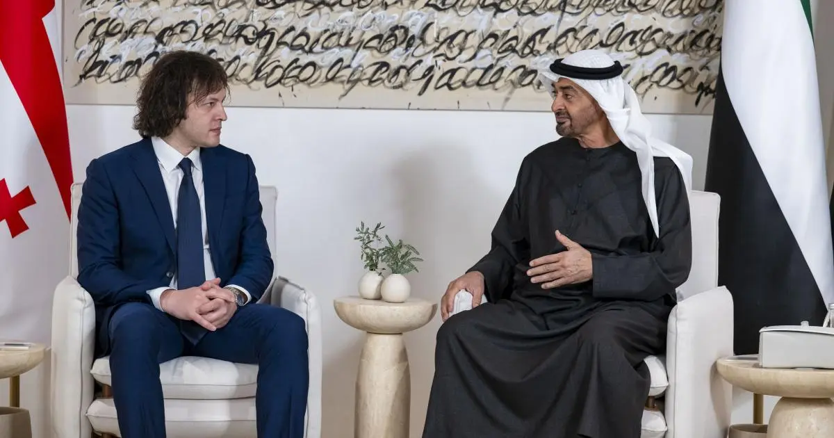محمد بن زايد ورئيس وزراء جورجيا يبحثان تعزيز التعاون الاقتصادي