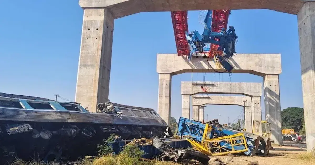 تايلندا.. ضحايا ومصابون بعد سقوط رافعة بناء على قطار ركاب