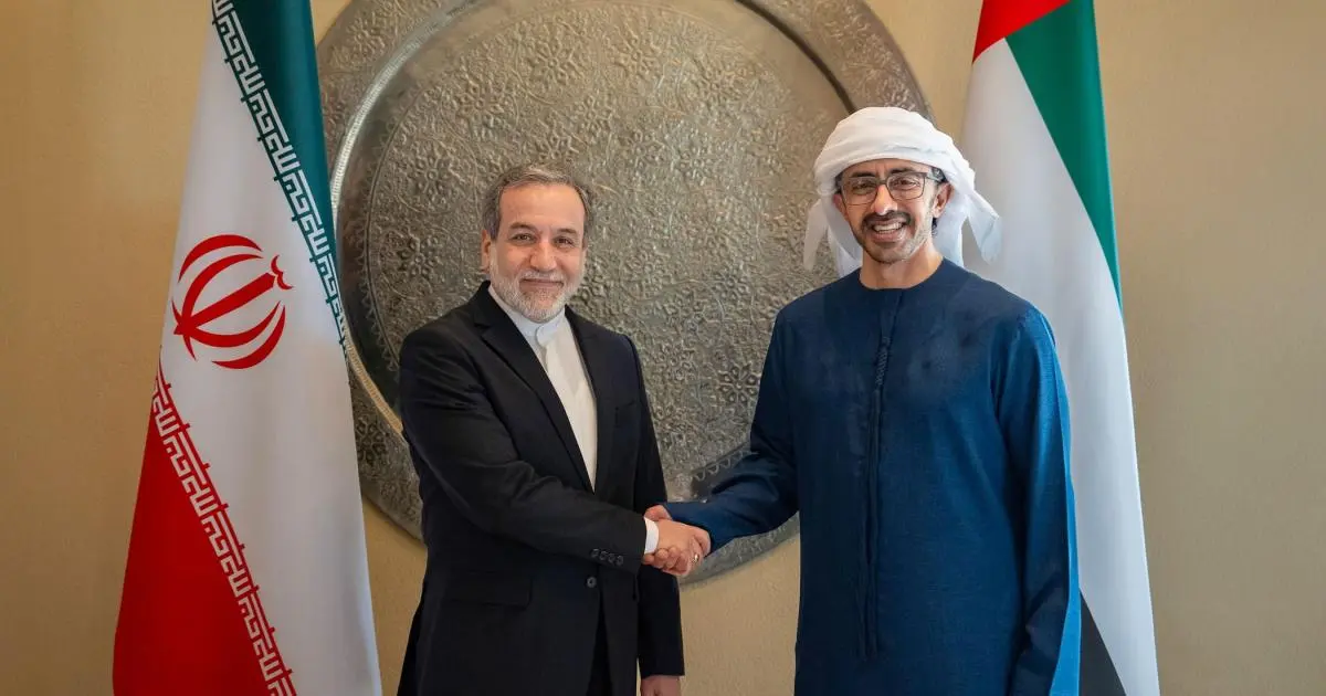 على وقع مظاهرات إيران.. اتصال بين بن زايد وعراقجي