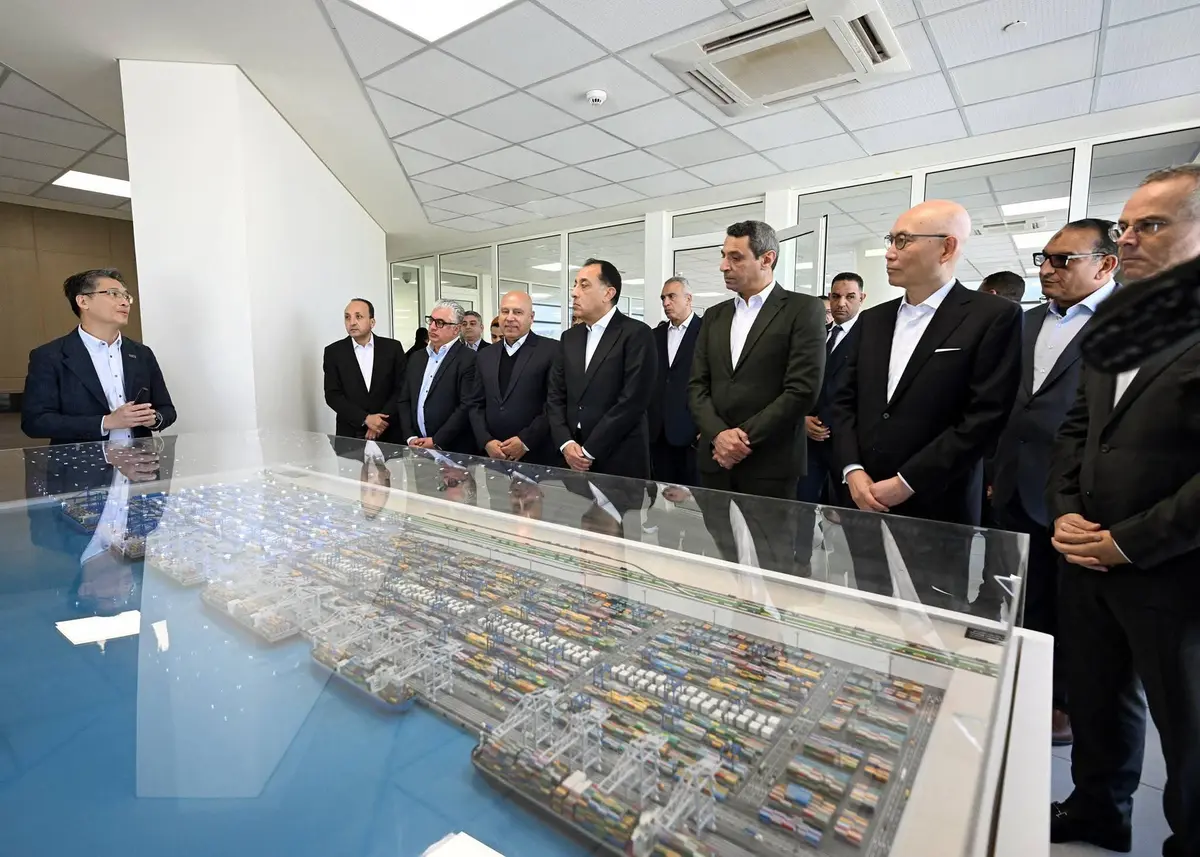 مدبولي يشهد وصول السفينة CMA CGM IRON التي تتبع الخط الملاحي العالمي CMA - أموال الغد