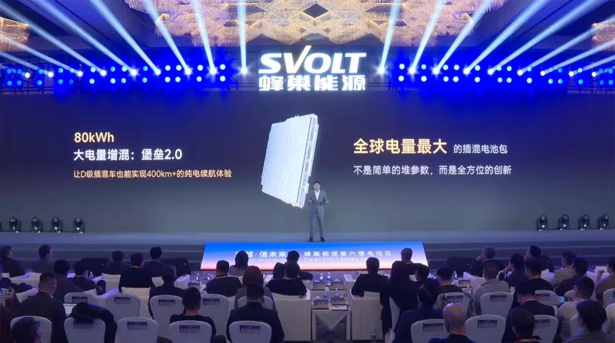 Svolt: بطارية هجينة 80kWh تشحن من 10% إلى 80% في أقل من 10 دقائق