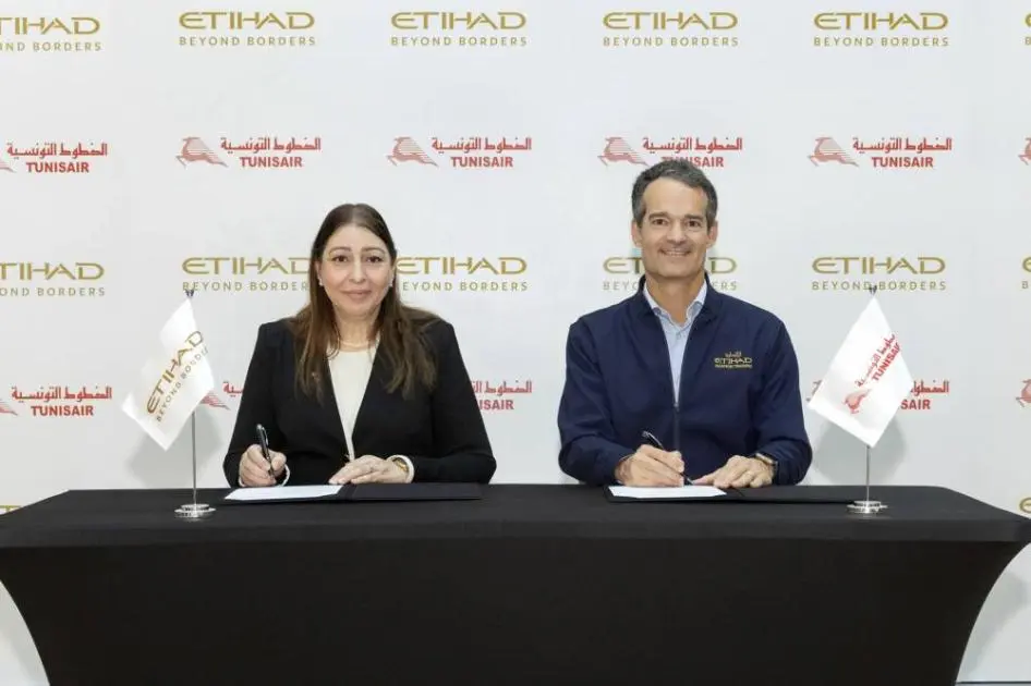 شراكة بالرمز بين «الاتحاد للطيران» والخطوط التونسية لتعزيز الربط الجوي