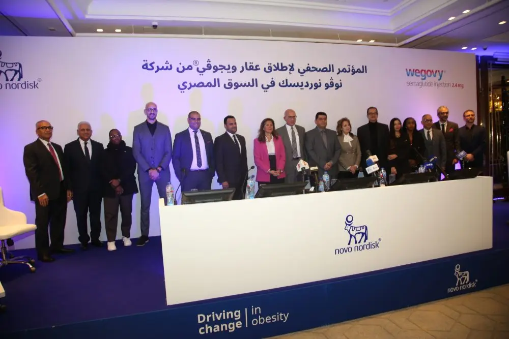نوفو نورديسك تعلن عن إطلاق ويجوفي®️ في مصر وهو علاج من فئة GLP-1 معتمد لعلاج السمنة وزيادة الوزن لدى البالغين والمراهقين من سن 12 عاما الذين يعانون من مشاكل صحية تتعلق بالوزن