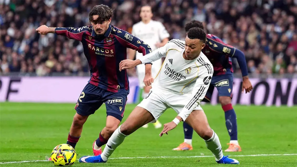 ترتيب الدوري الإسباني بعد فوز ريال مدريد على ليفانتي