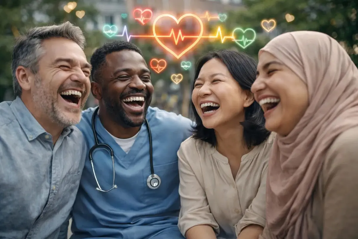 هاشتاق عربي - كيف تَعلَّم الذكاء الاصطناعي قراءة الضحك بوصفه إشارة صحية