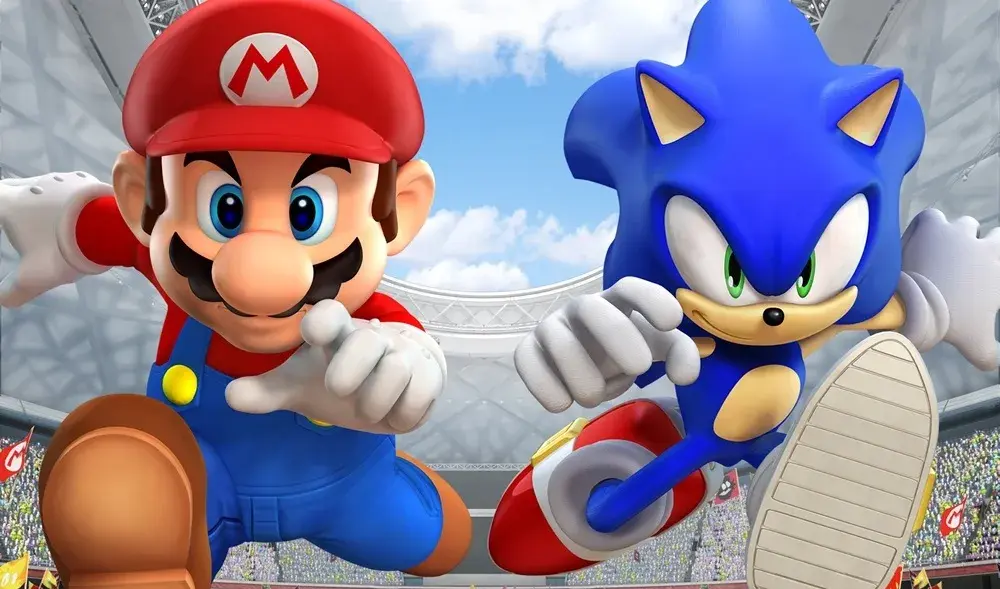 نينتندو تتدخل لتعديل غلاف لعبة Mario & Sonic بسبب سونيك القديم