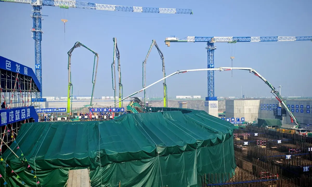 أول محطة نووية بمفاعل مزدوج في العالم تبدأ البناء - الطاقة