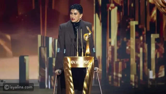 ليلى القحطاني تتسلم جائزة الرياضية المفضلة على طريقة رونالدو في Joy Awards