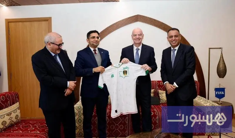 إجتماع لرئيس "الفيفا" ووفد موريتاني بالرباط - هسبورت