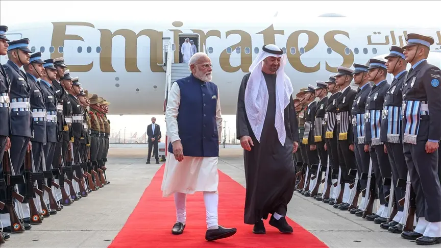 الإمارات والهند توقعان (خطاب نوايا) لشراكة استراتيجية بالمجال الدفاعي