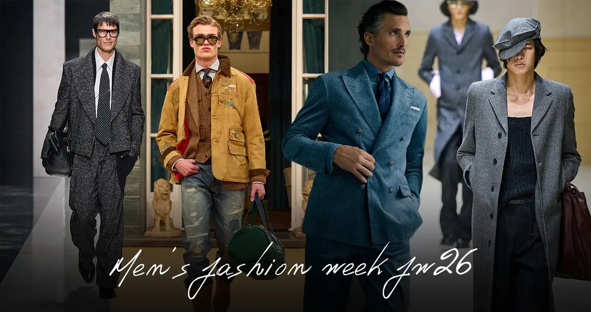 أبرز ما قدّمته دور الأزياء في عروض مجموعاتها الرجالية لخريف وشتاء 2026