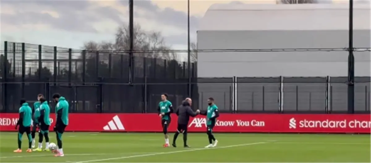 محمد صلاح يظهر في تدريبات ليفربول استعدادًا لمارسيليا