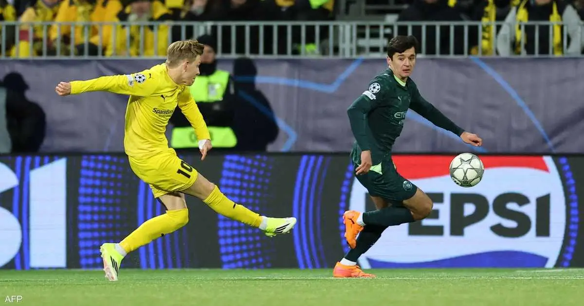 دوري الأبطال.. بودو/غليمت يحقق فوزا مثيرا على مانشستر سيتي