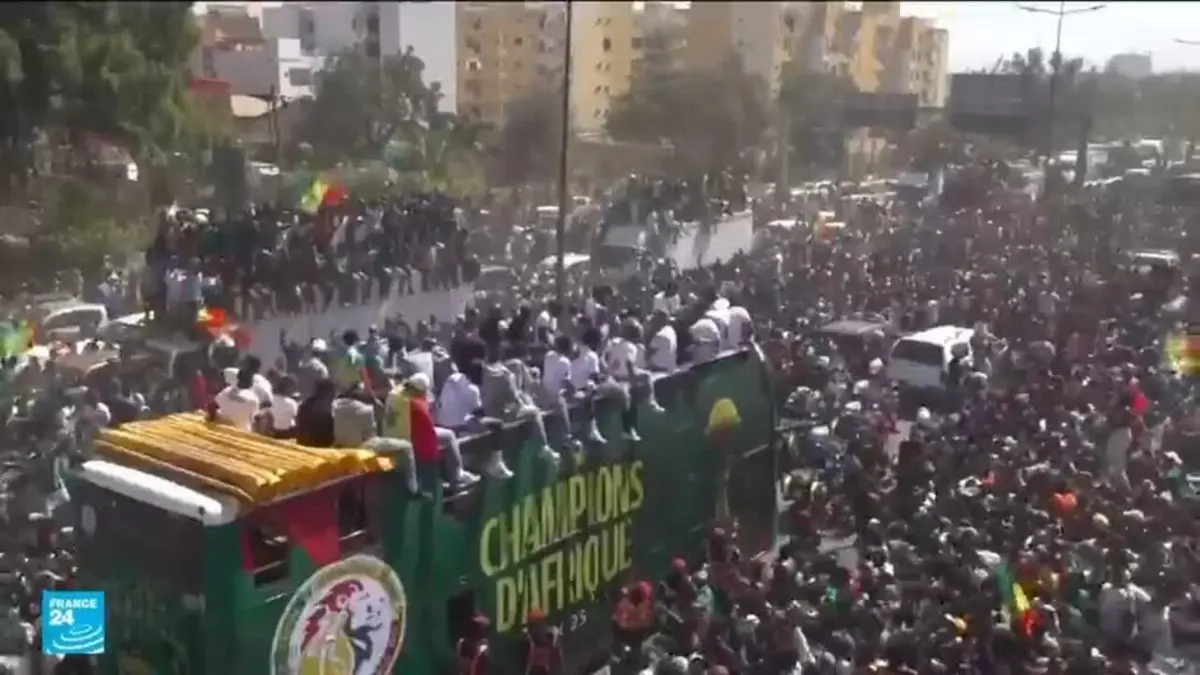 احتفالات في داكار بعد تتويج السنغال بكأس أمم أفريقيا
