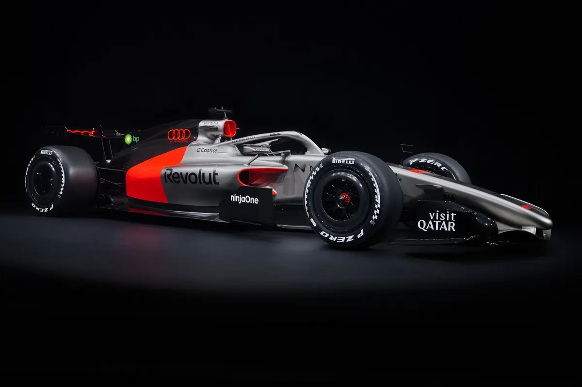 Audi reveals striking silver livery for 2026 debut F1 car
