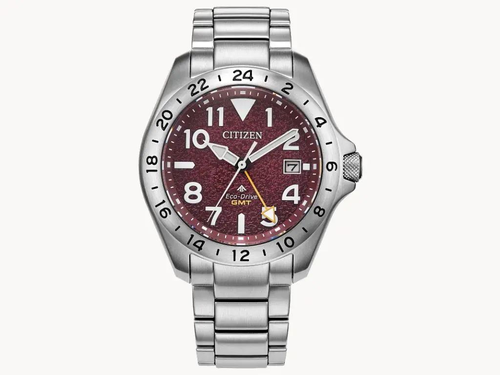 ساعة Citizen الجديدة Promaster Land GMT بتقنية Eco-Drive وزجاج ياقوتي