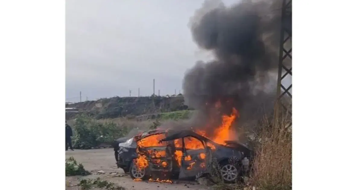 غارة إسرائيلية تستهدف سيارة في محيط بلدة الزهراني جنوب لبنان⁣
