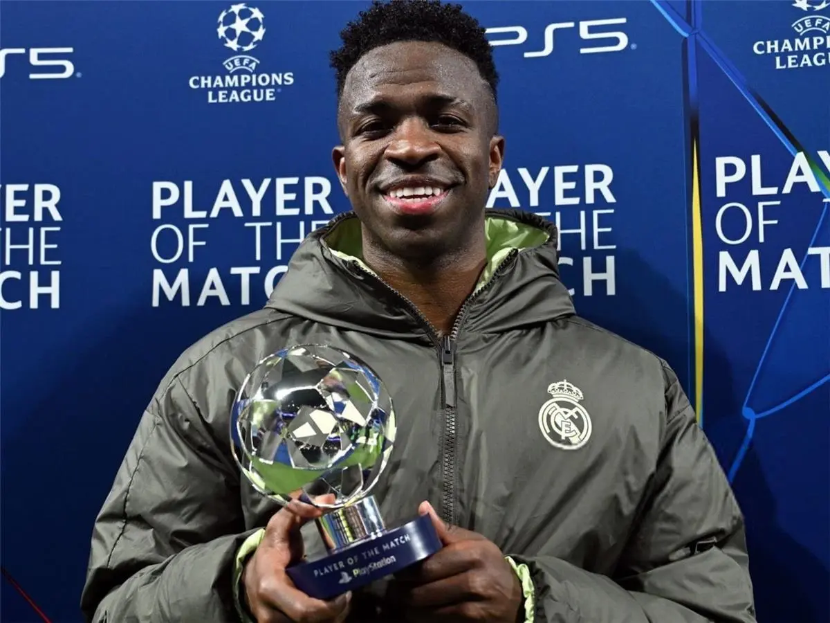فينيسيوس جونيور يحقق رقمًا قياسيًا بعد تألقه أمام موناكو في دوري أبطال أوروبا