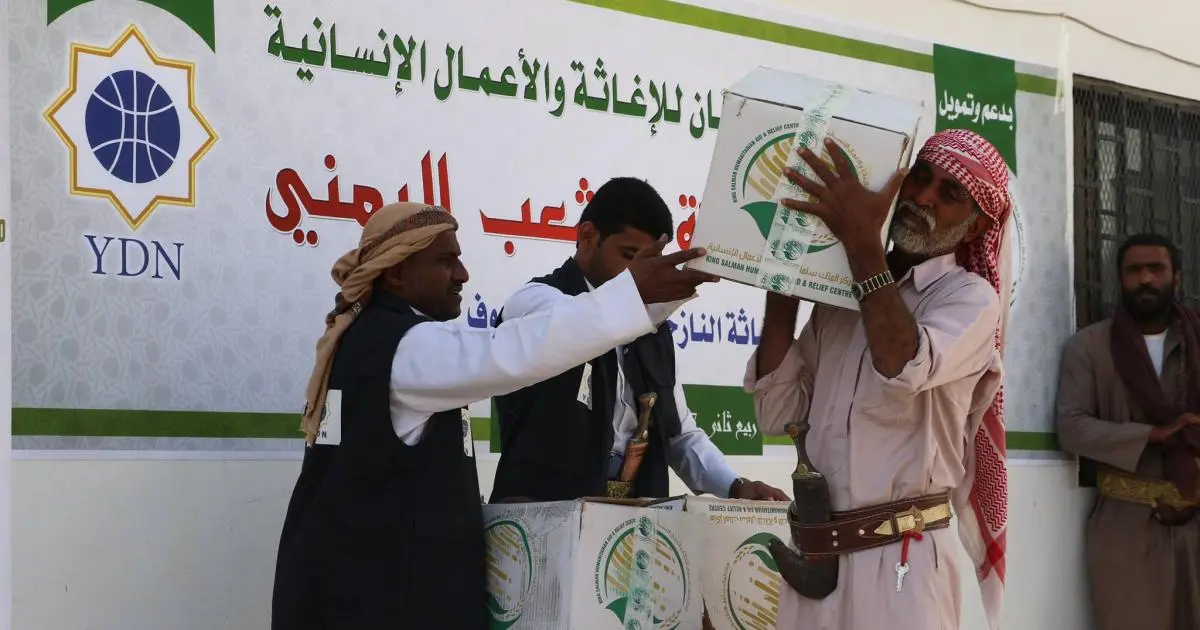 1193 مشروعاً إغاثياً لمركز الملك سلمان في اليمن منذ 2015