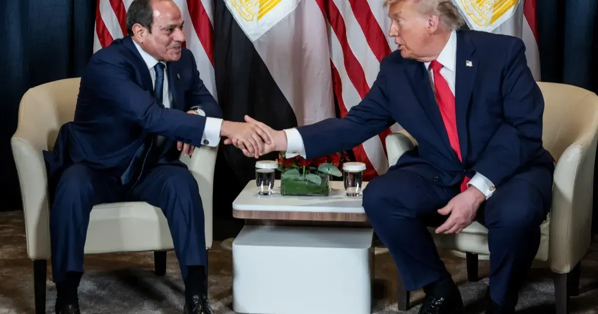 السيسي يدعو ترمب للاستمرار في رعاية ملف غزة حتى تحقيق خطة السلام