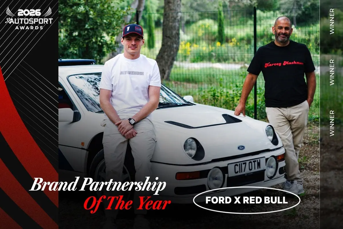 Red Bull and Ford collect Autosport Brand Partnership Award