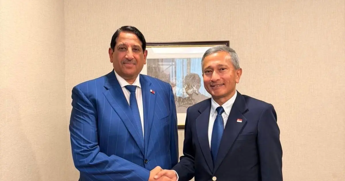 رئيس وزراء قطر يبعث رسالة خطية لنظيره السنغافوري