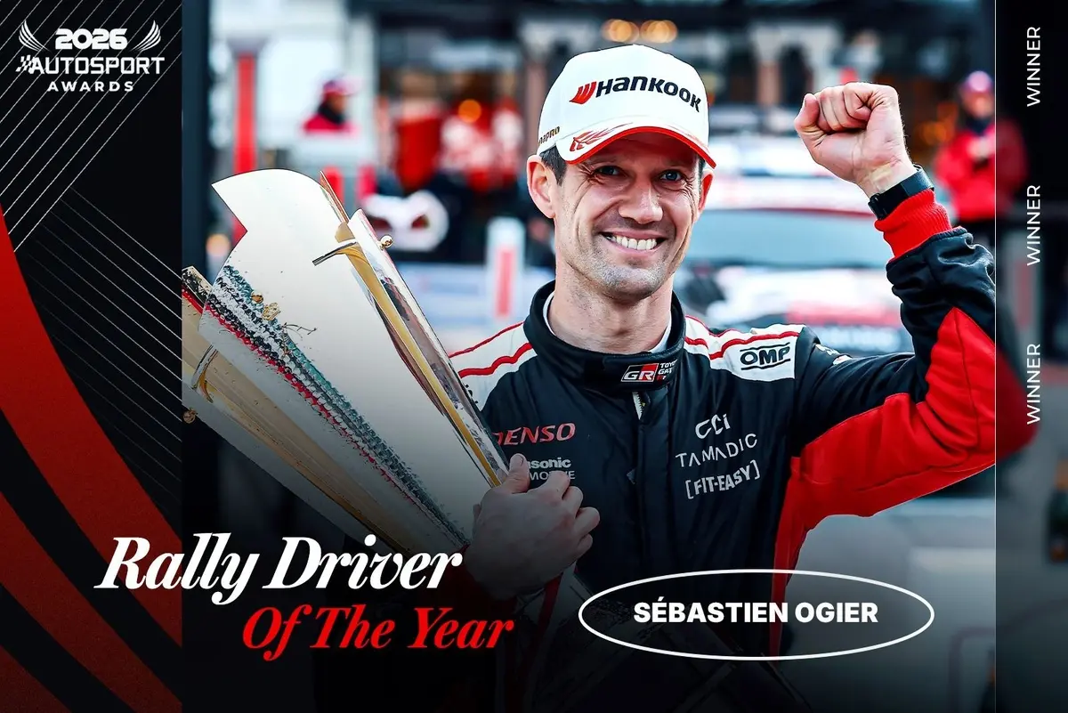 Sebastien Ogier retains Autosport’s Rally Driver of the Year Award