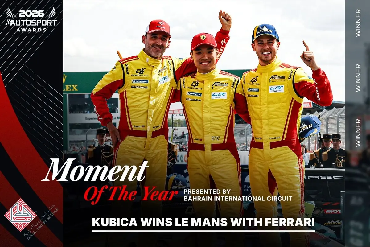 Robert Kubica’s Ferrari Le Mans 24 Hours victory voted Autosport’s Moment of the Year