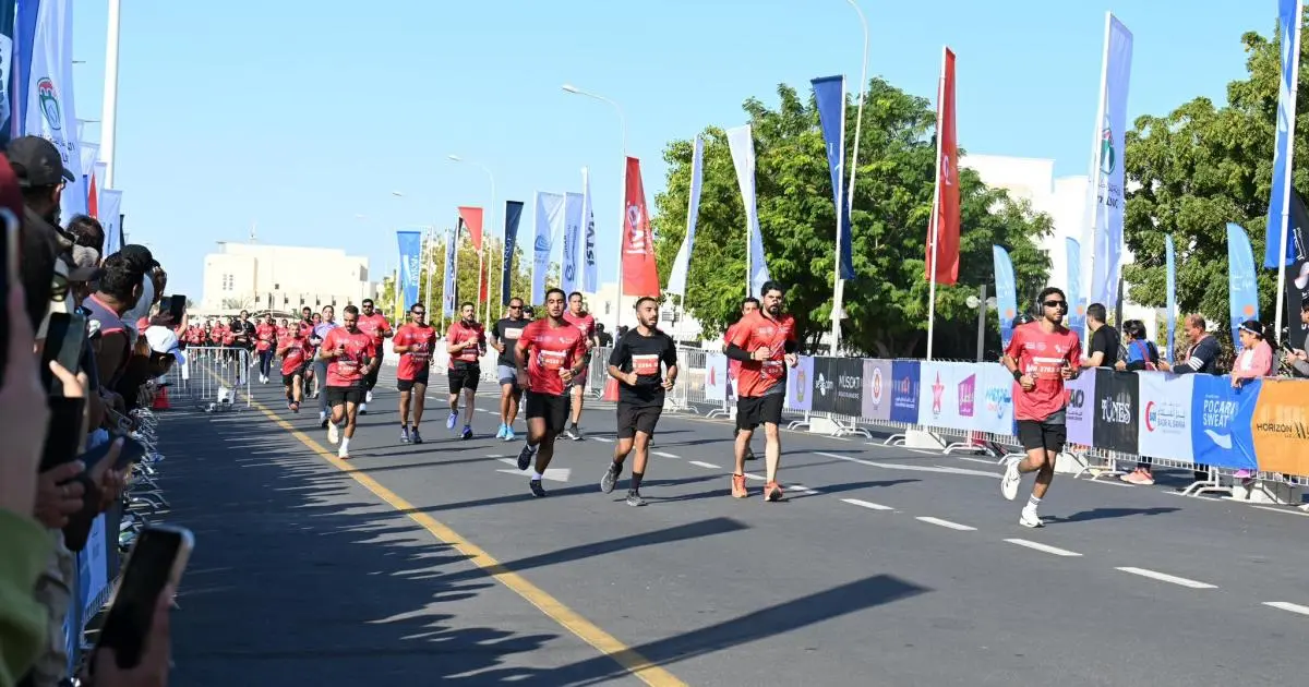 15 ألف عدّاء يشاركون في النسخة الـ13 من ماراثون مسقط