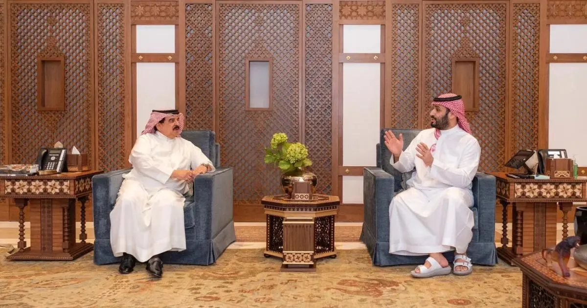 رسالة من ملك البحرين إلى بن سلمان حول علاقات البلدين