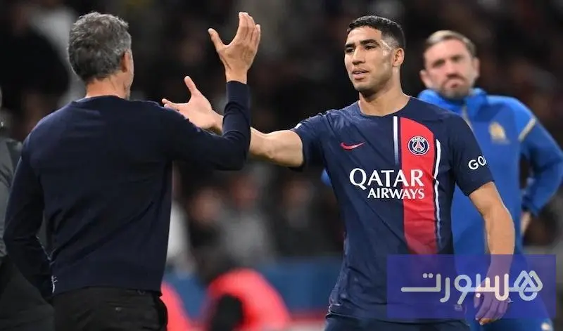 إنريكي: حكيمي يعاني مشاكل بدنية بسيطة.. وحالته الذهنية ستحسم مشاركته - هسبورت