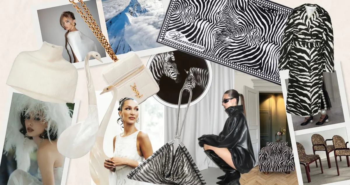 نقشة الزيبرا ولون Cloud Dancer... صيحاتان تسيطران على هذا الموسم!