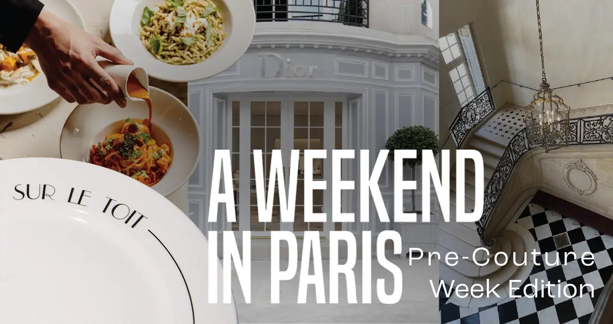 ويكند كامل في باريس... Pre-Haute Couture Week