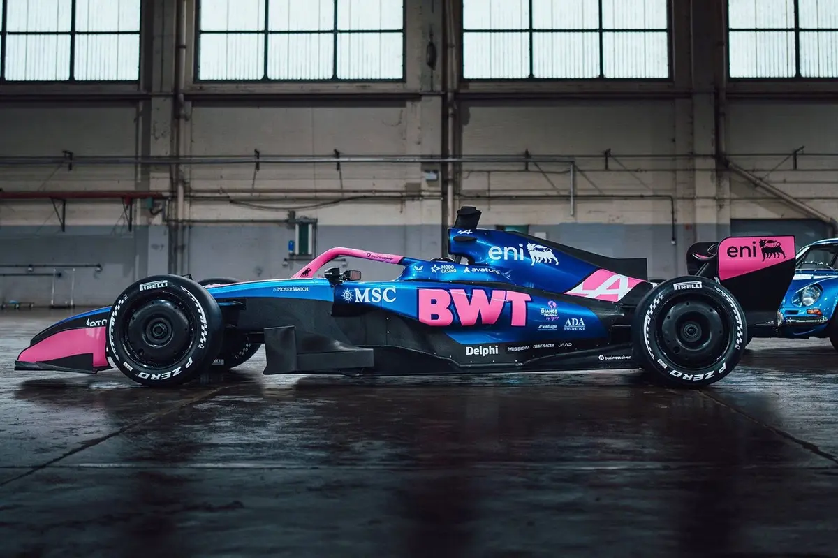 Alpine reveals livery for 2026 F1 car