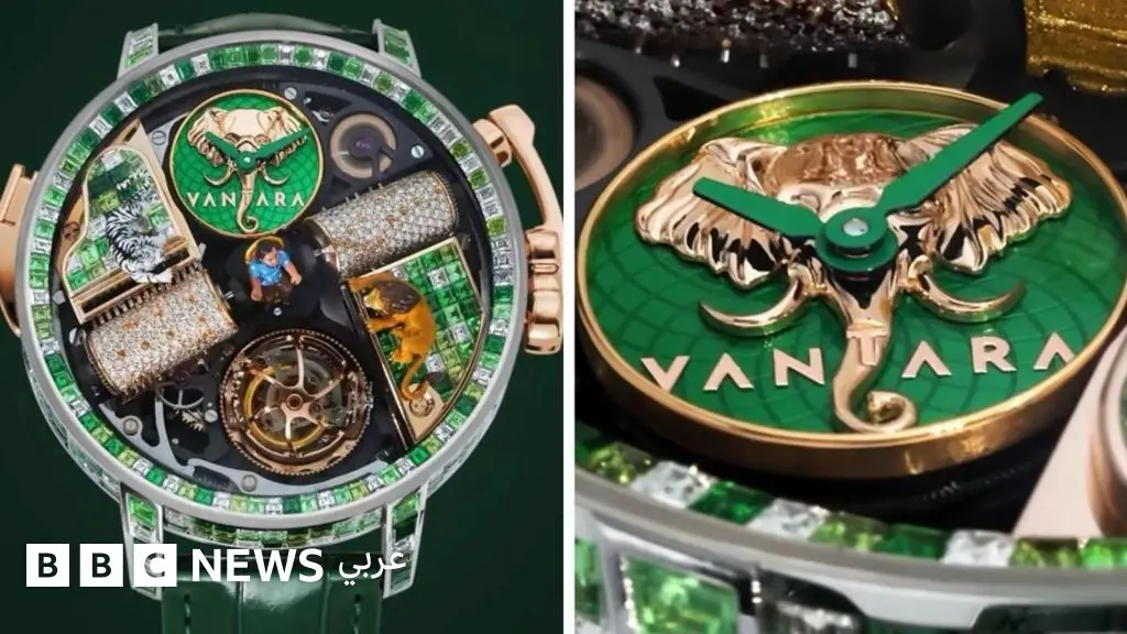 ساعة فانتارا: جاكوب آند كو تصنع ساعة بقيمة 1.5 مليون دولار مع تمثال أنانت أمباني - BBC News عربي
