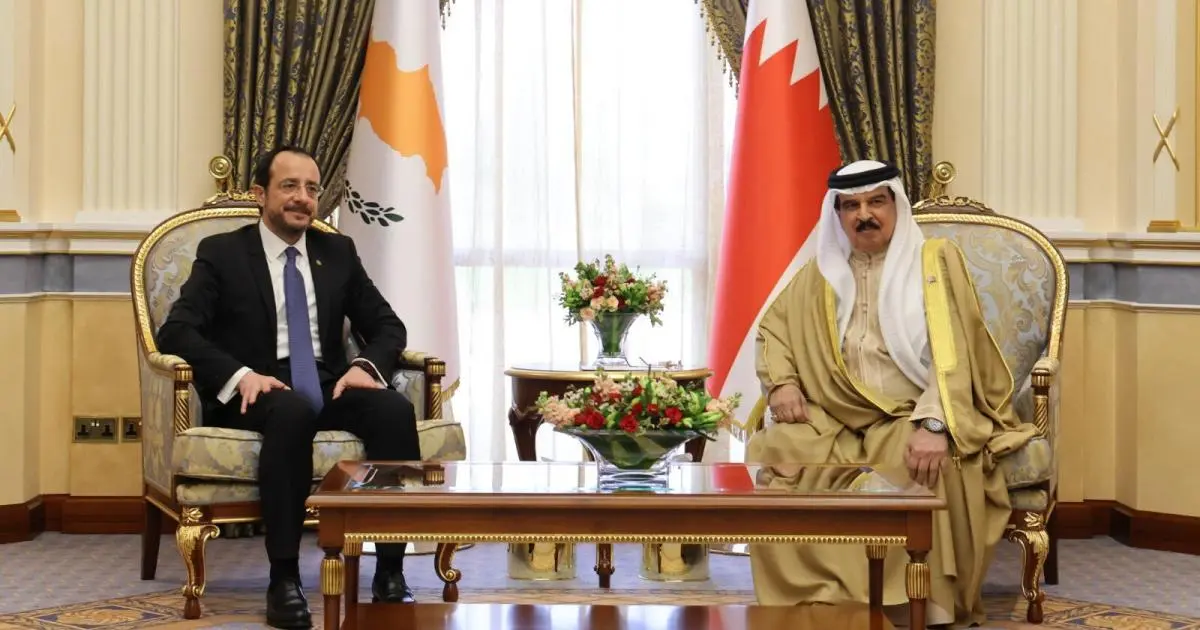 ملك البحرين ورئيس قبرص يعززان التعاون باتفاقيات جديدة