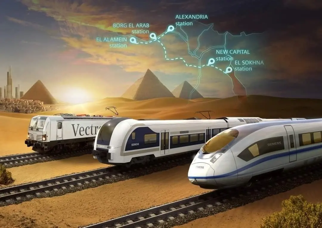 مصر تسند لـ"الخرافي" أعمال بنية تحتية ضمن مشروع القطار الكهربائي السريع - Economy Plus