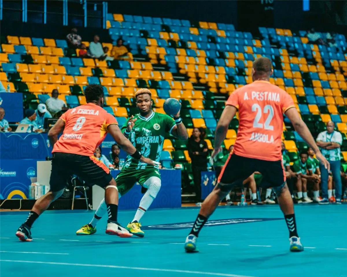 أنجولا تفوز على نيجيريا في أمم إفريقيا لكرة اليد