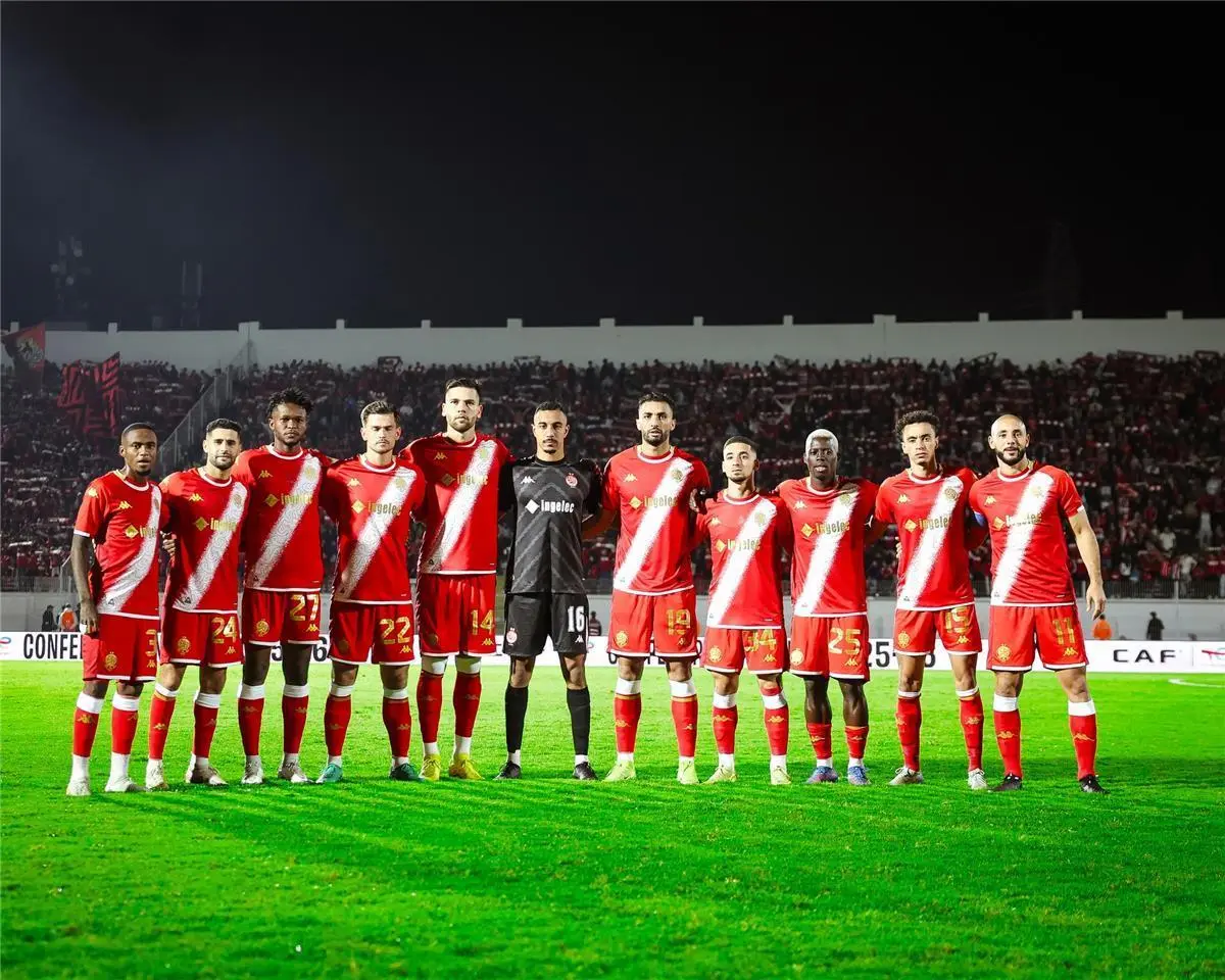 ترتيب مجموعة الوداد في الكونفدرالية بعد الفوز على مانيما نيون