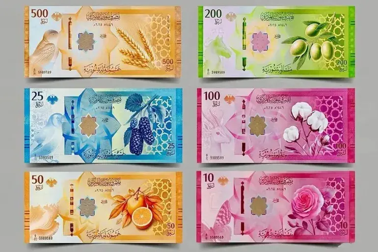 الليرة السورية تسجل هبوطا طفيفا مع ارتفاع أسعار الذهب