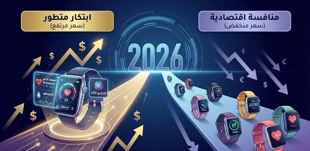 آفاق سوق الساعات الذكية 2026 - سوالف سوفت