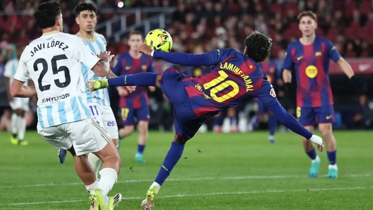 مقصية لامين يامال تعيد برشلونة للصدارة وتخطف الأنظار في الدوري الإسباني